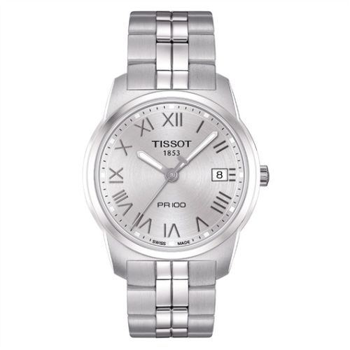 Tissot PR 100 Quartz 38 Stainless Steel / Silver / Bracelet